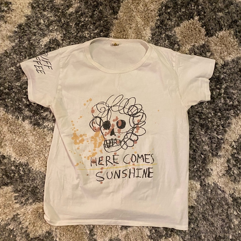 White Graphic Kids T-Shirt